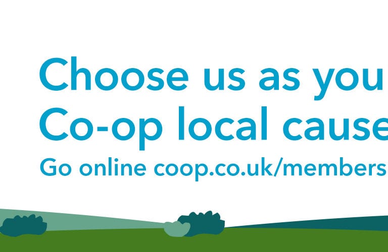 support charity shopping - Co-op local cause