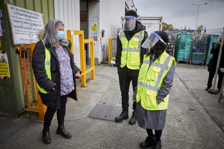 Marcus visits Fareshare GM