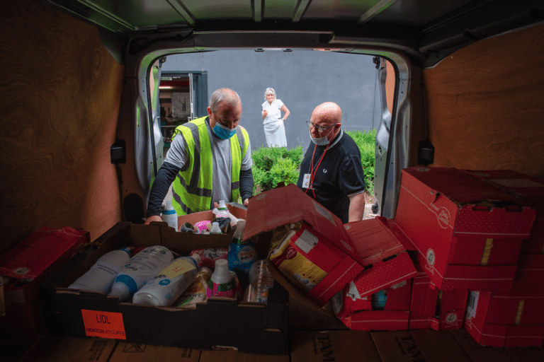 FC United food redistribution