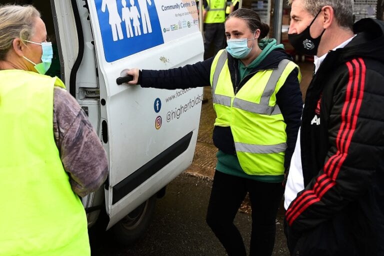 food distribution from Fareshare GM