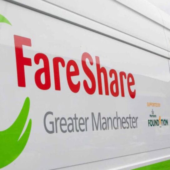 Fareshare Greater Manchester van