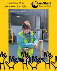 Sally, FareShare Plus volunteering 