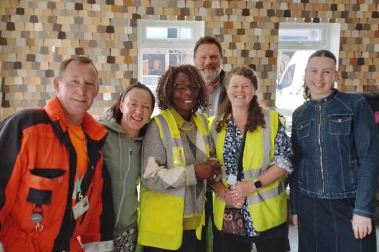 Group photo of some of our volunteers and staff