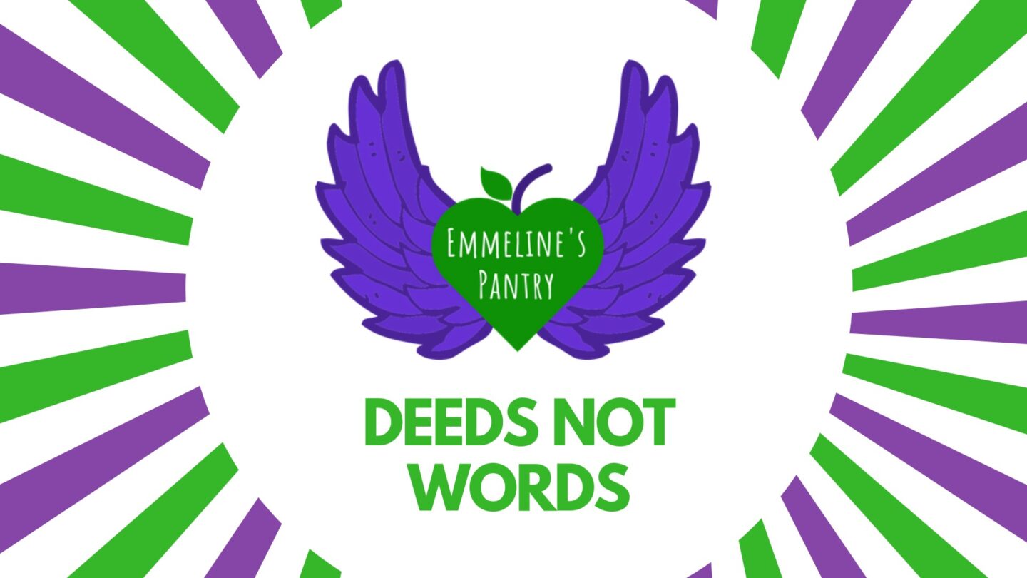 Emmeline's Pantry logo - Deeds not words