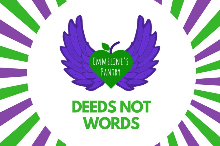 Emmeline's Pantry logo - Deeds not words