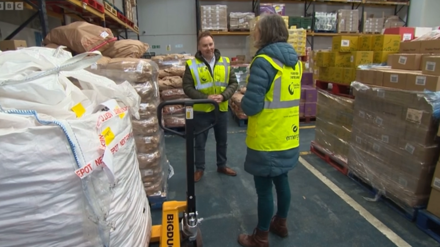 Chief Executive Lucy Danger interviewed by BBC North West Tonight reporter Phil Cunliffe