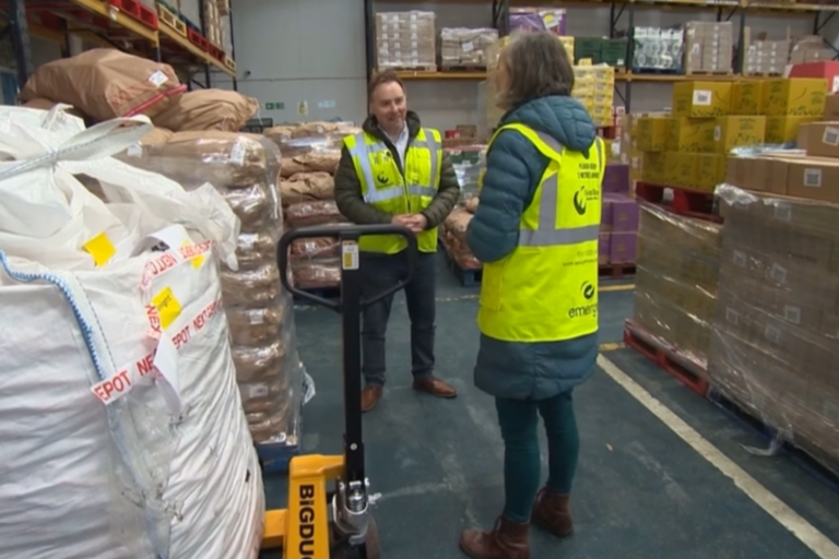 Chief Executive Lucy Danger interviewed by BBC North West Tonight reporter Phil Cunliffe
